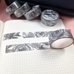 Mono Floral Washi Tape - DISCONTINUED