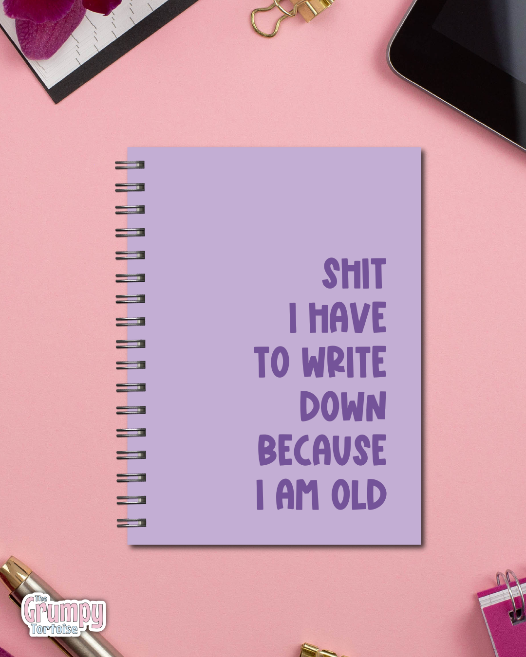 Spiral Notebooks - Shit I have to Write Down Notebook - Lined Journal - Gift