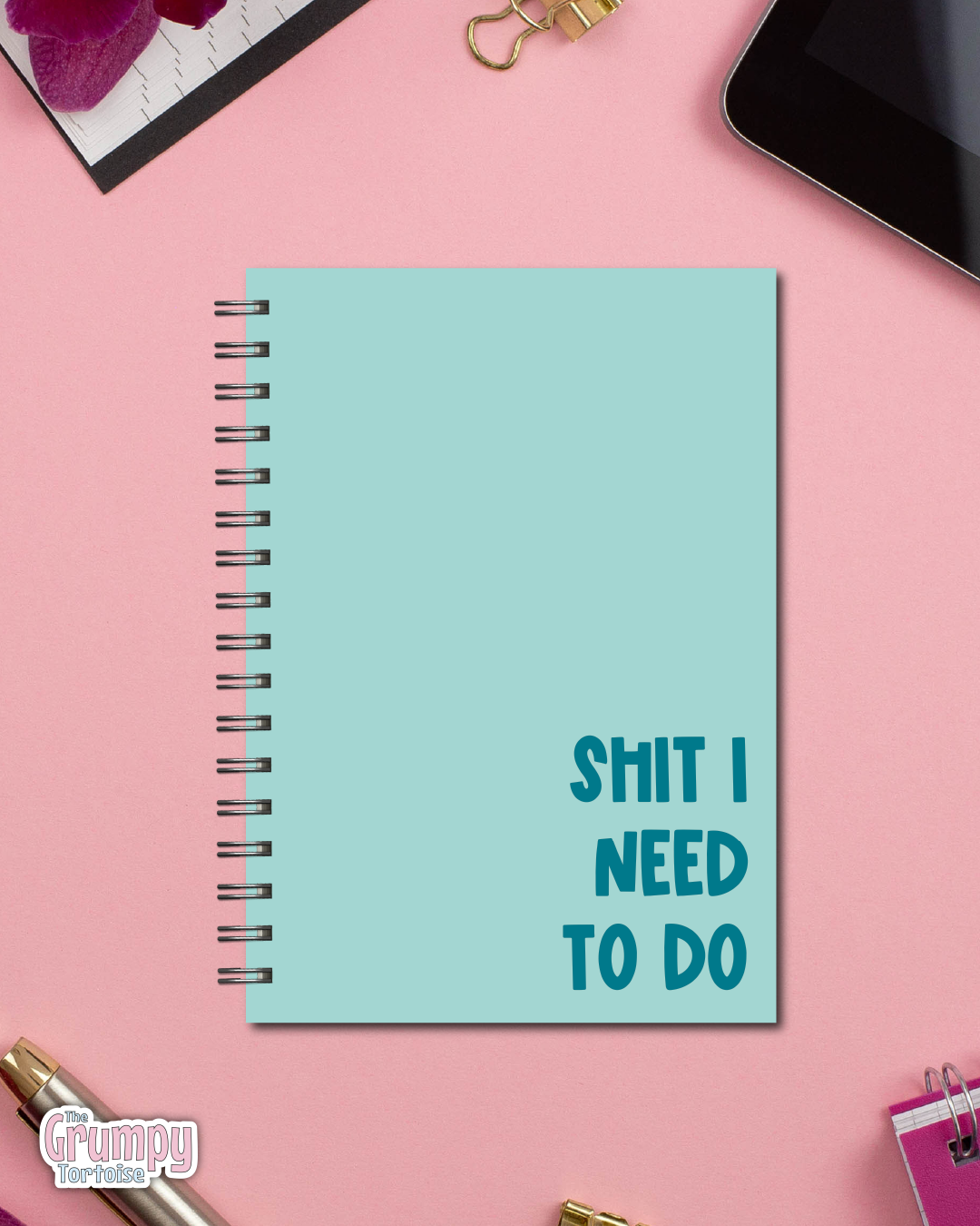 Spiral Notebooks - Shit I Need To Do Notebook - Lined Journal - Gift