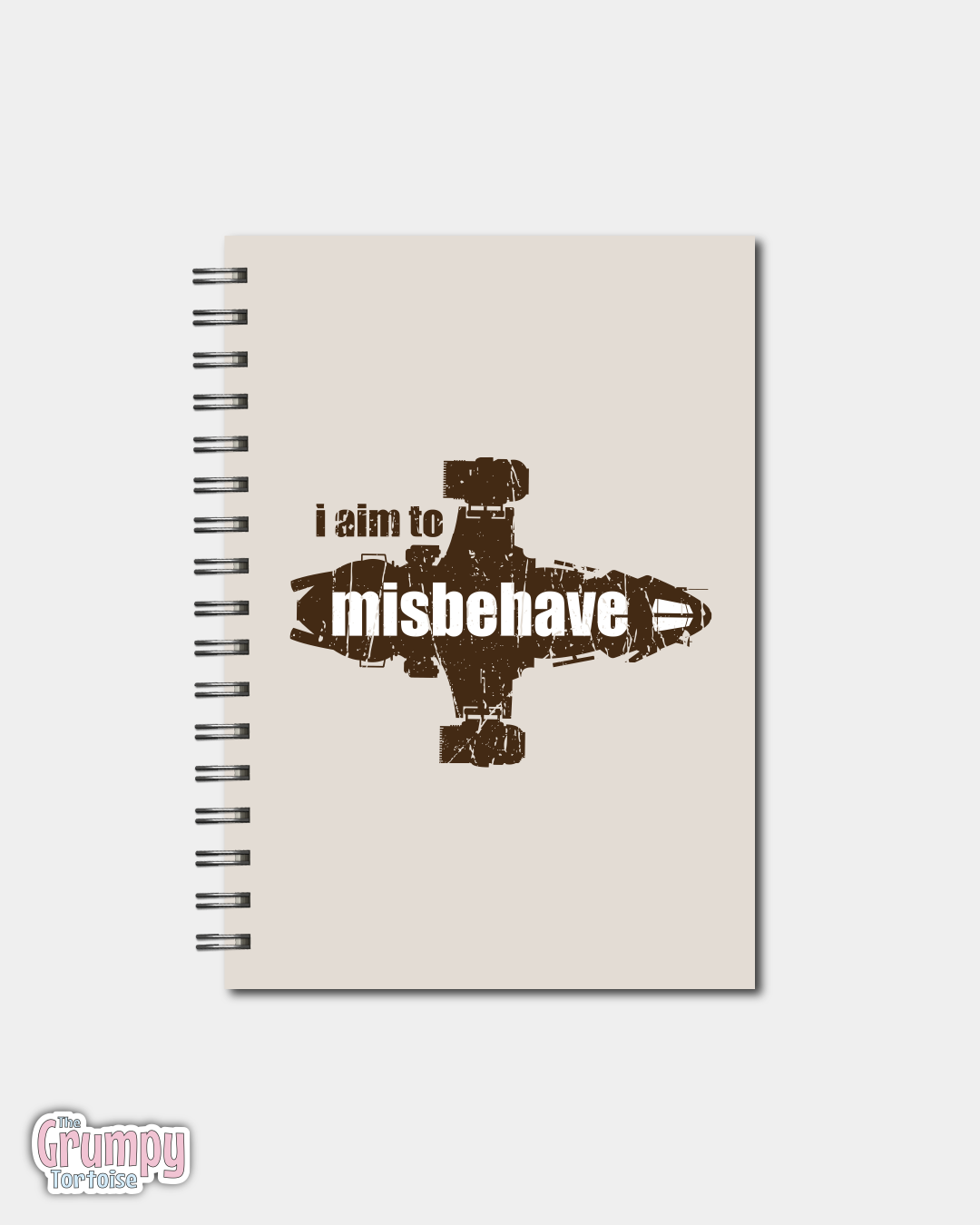 Spiral Notebooks - I Aim to Misbehave Firefly Notebook - Lined Journal - Gift