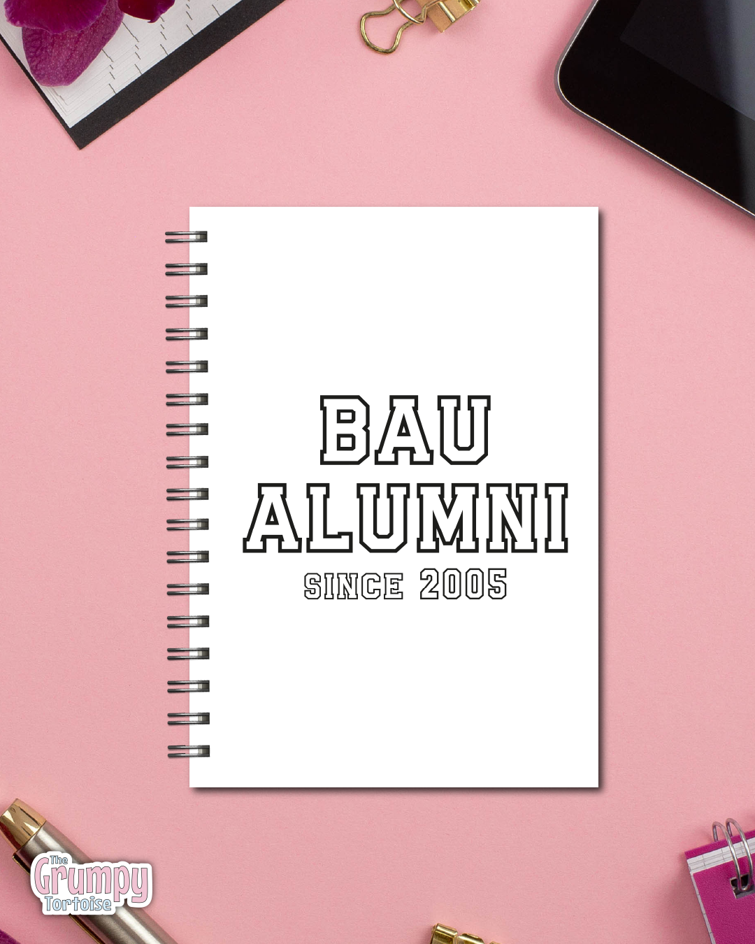 Spiral Notebooks - BAU Alumni Notebook - Lined Journal - Gift