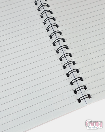 Spiral Notebooks - Vampire Diaries Pattern Notebook - Lined Journal - Gift - TVD