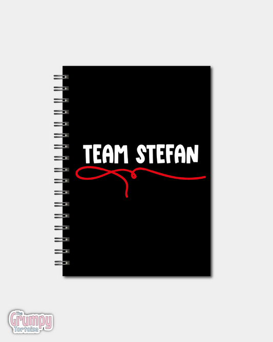 Spiral Notebooks - Team Stefan Notebook - Lined Journal - Gift - TVD