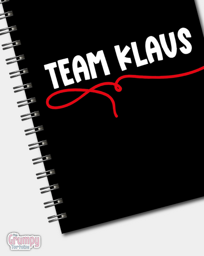 Spiral Notebooks - Team Klaus Notebook - Lined Journal - Gift - TVD