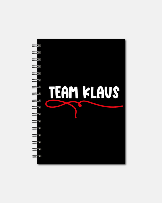 Spiral Notebooks - Team Klaus Notebook - Lined Journal - Gift - TVD
