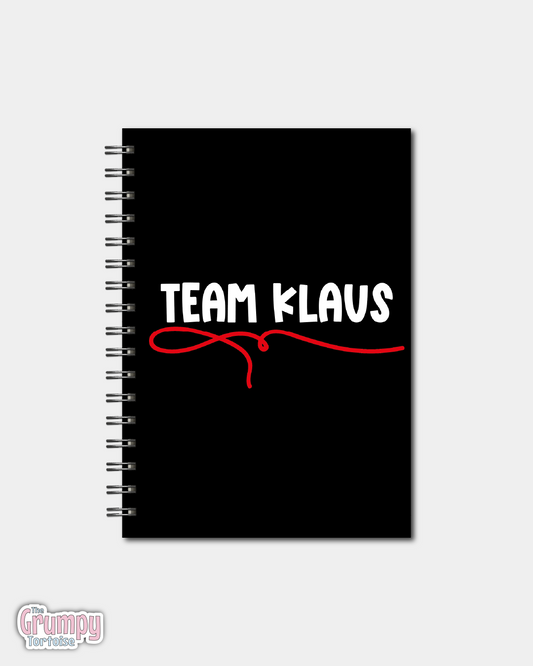 Spiral Notebooks - Team Klaus Notebook - Lined Journal - Gift - TVD