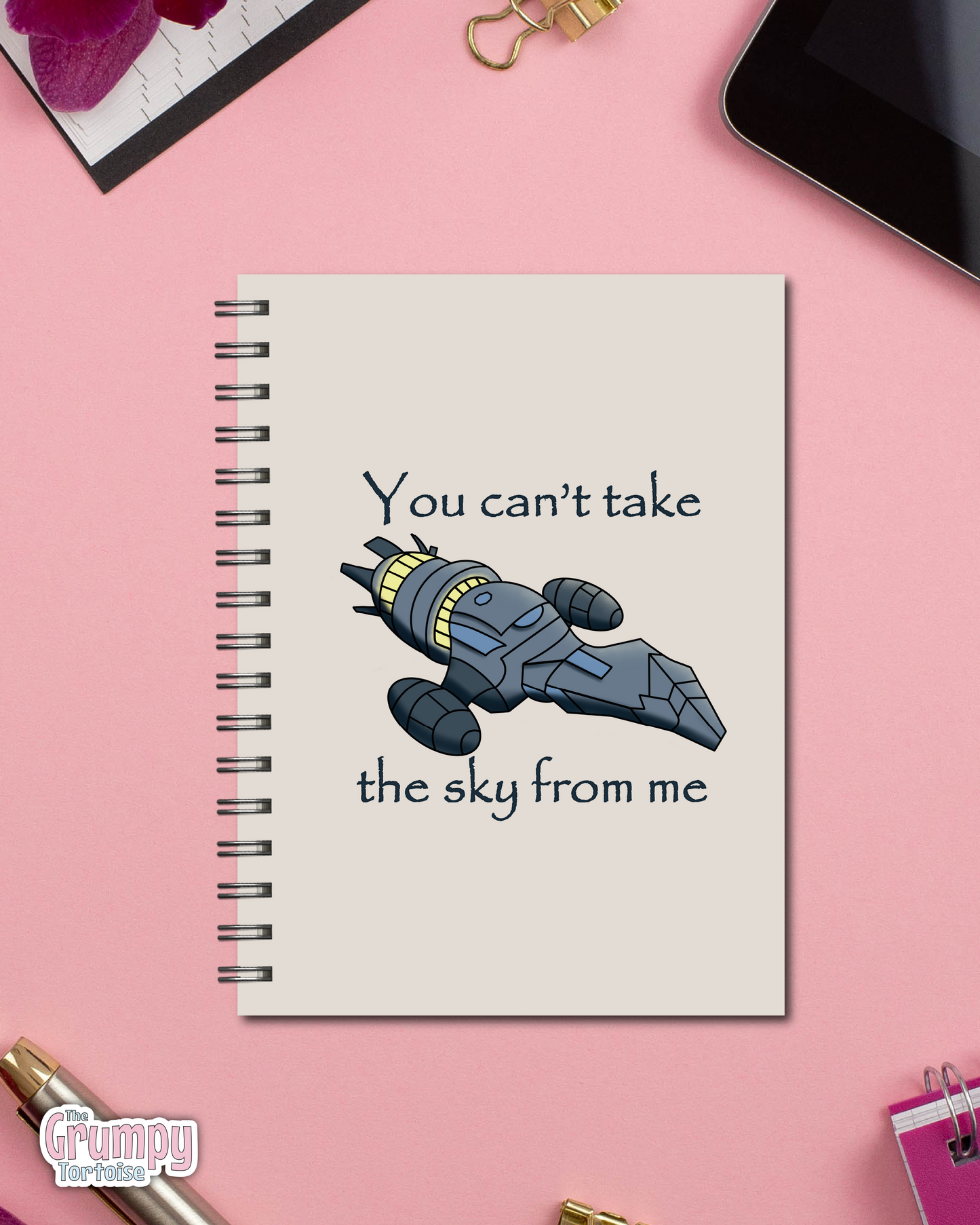 Spiral Notebooks - Sky from Me Firefly Notebook - Lined Journal - Gift