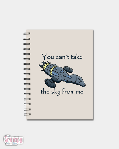 Spiral Notebooks - Sky from Me Firefly Notebook - Lined Journal - Gift