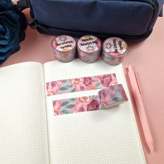 Peonies Washi Tape - DISCONTINUED