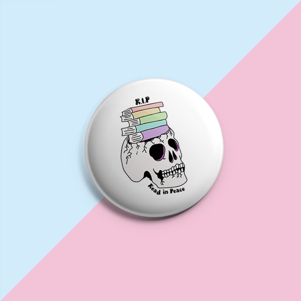 Read In Peace - Pin Badge