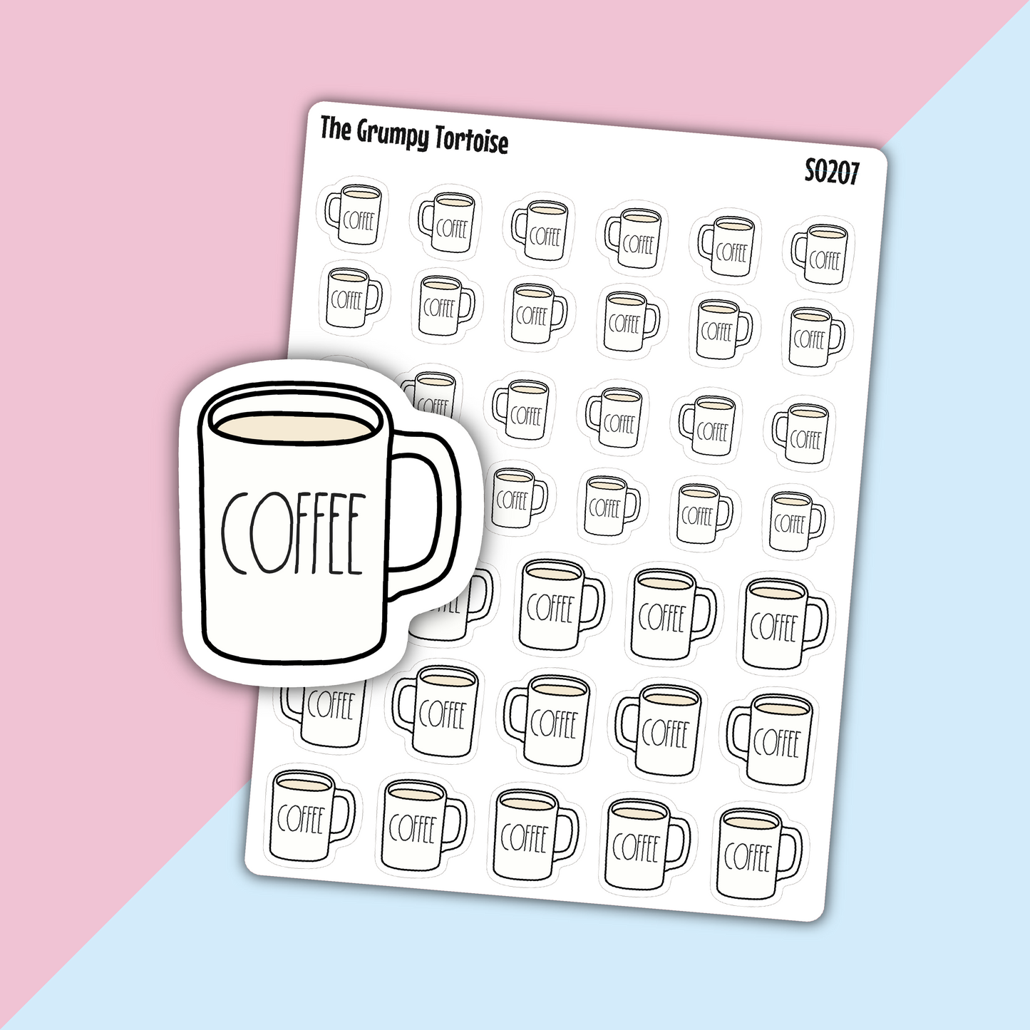 Dunn Inspired Coffee Mugs Stickers