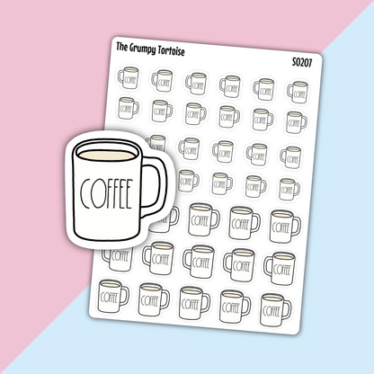 Dunn Inspired Coffee Mugs Stickers