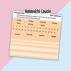 Hobonichi Cousin Monthly Kit - Pastel Bundle