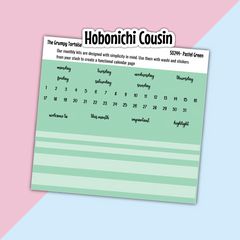 Hobonichi Cousin Monthly Kit - Pastel Bundle