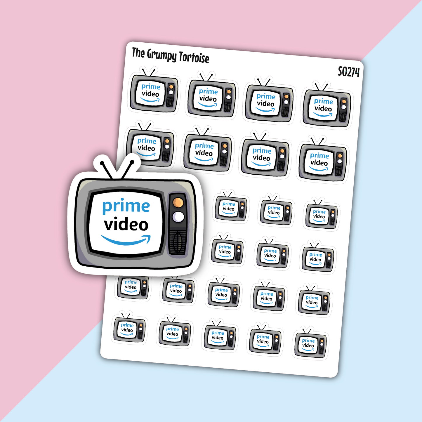 Sticker Sheets - TV PV Streaming - Hobby Stickers