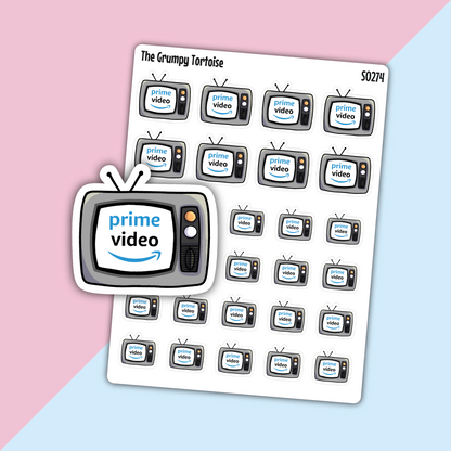 Sticker Sheets - TV PV Streaming - Hobby Stickers