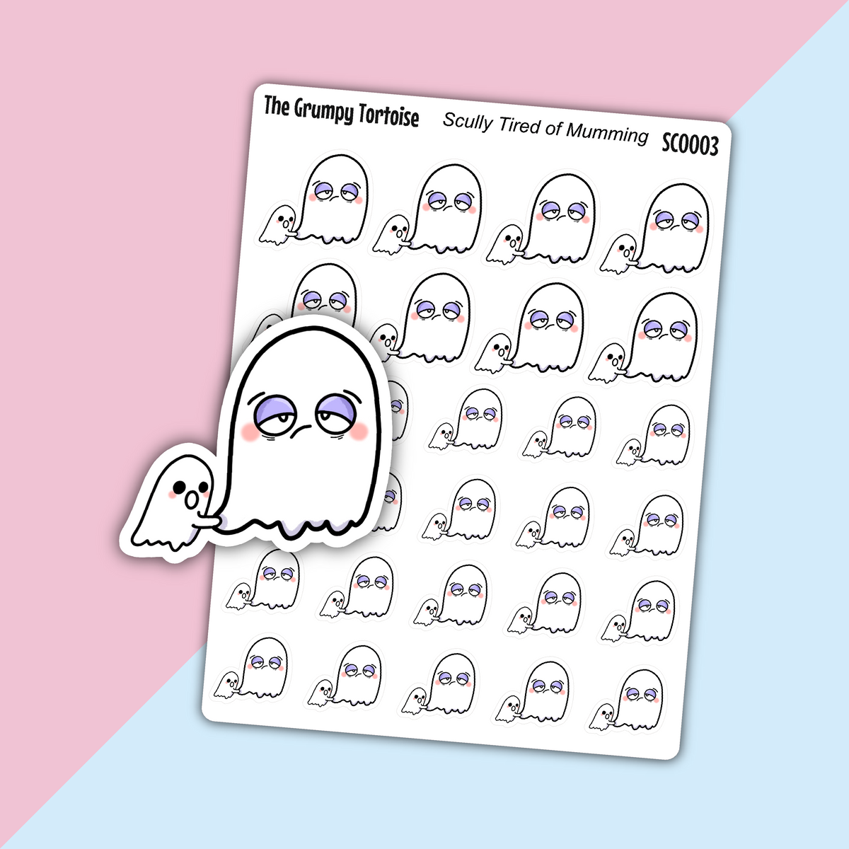 Scully Tired of Mumming - Parenting Stickers