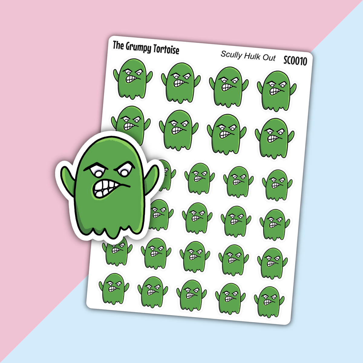 Scully Hulk Out - Emotion Stickers