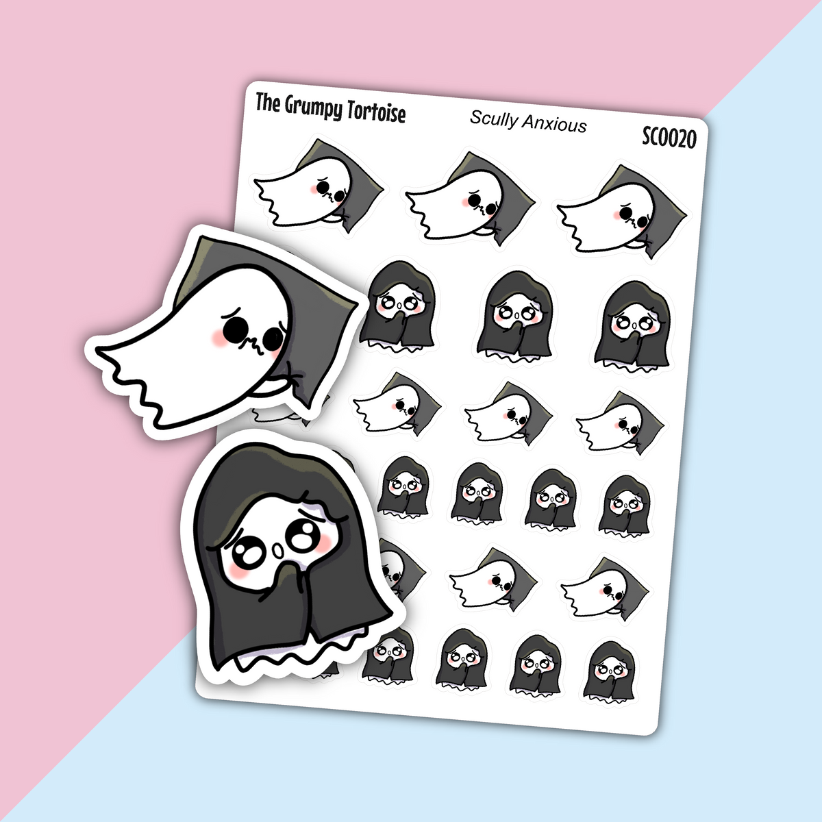 Scully Anxious - Emotion Stickers