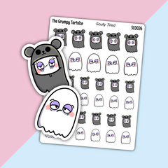 Scully Tired - Emotion Stickers