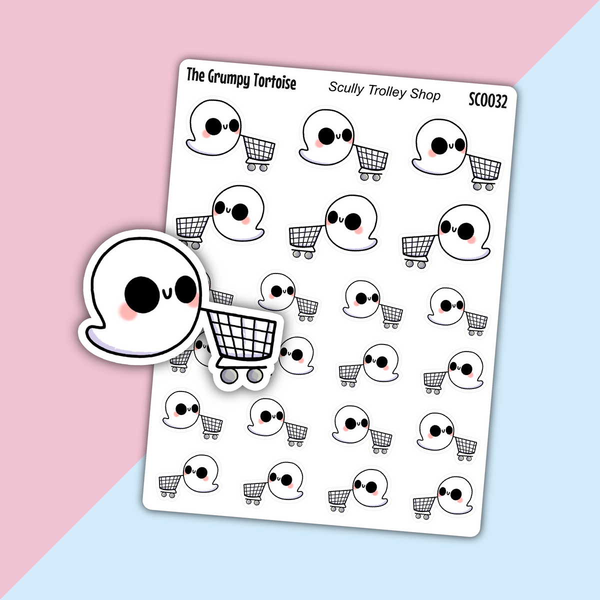 Scully Food Shopping - Everyday Stickers