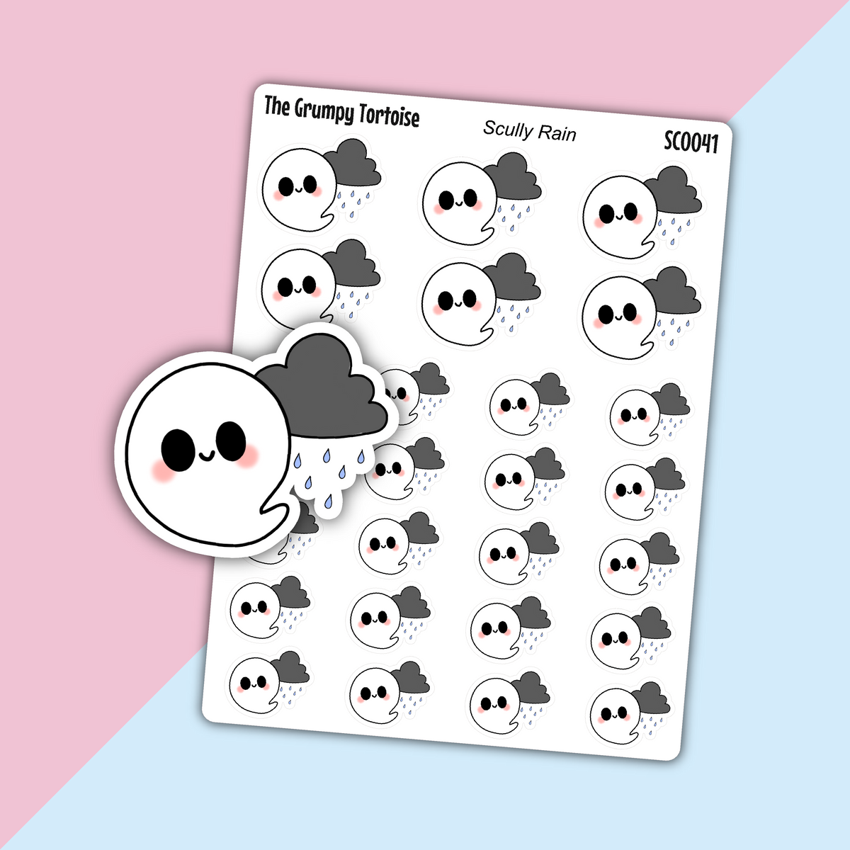 Scully Rain Weather - Everyday Stickers