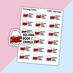 Scully Solving Book Crimes - Hobby Stickers