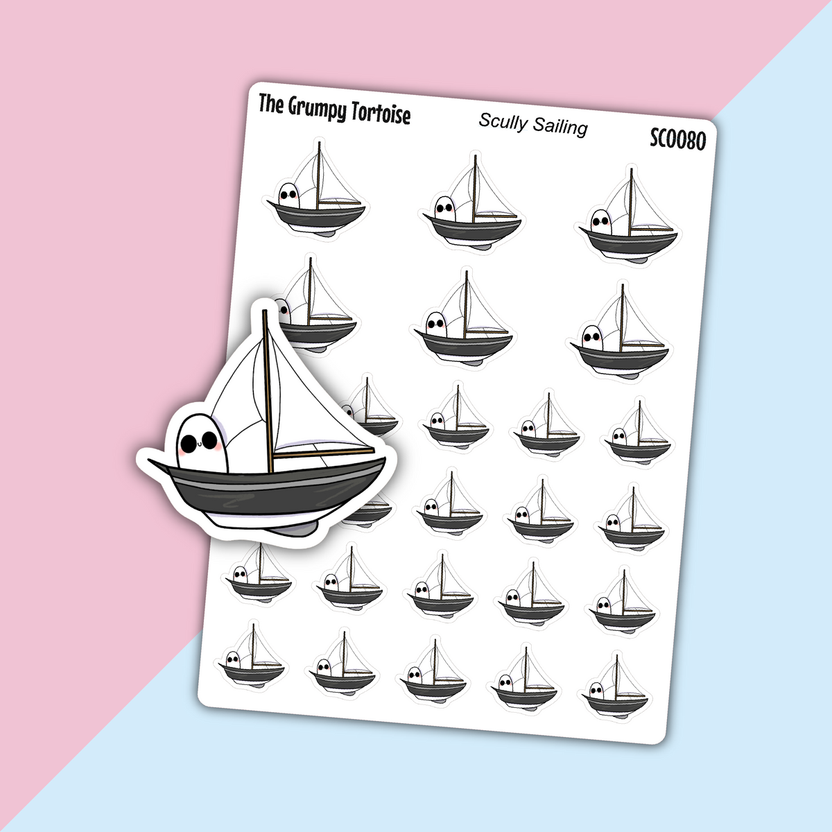 Scully Sailing Boat - Everyday Stickers