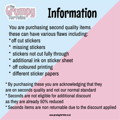 SECONDS - Full Page Stickers