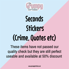 SECONDS - Stickers