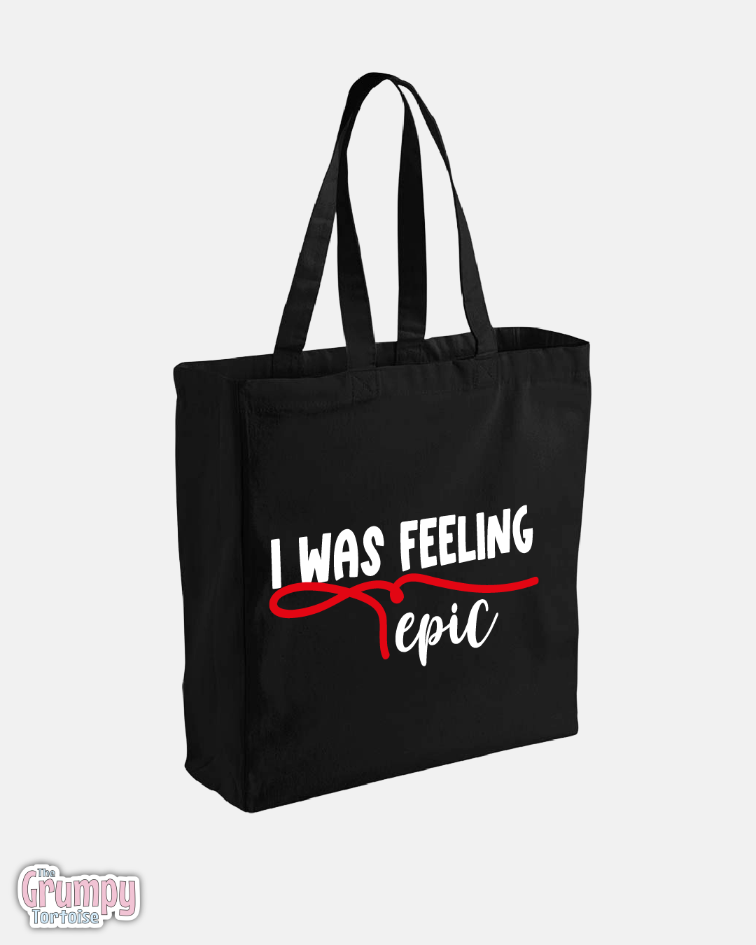 I was feeling Epic Tote Bag - Vampire Diaries Inspired Fandom Tote - Subtle Geek Gift for TV Fans