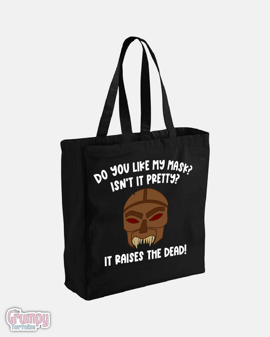 Do you like my mask Tote Bag - Buffy Inspired Fandom Tote - Subtle Geek Gift for TV Fans