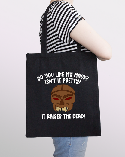 Do you like my mask Tote Bag - Buffy Inspired Fandom Tote - Subtle Geek Gift for TV Fans