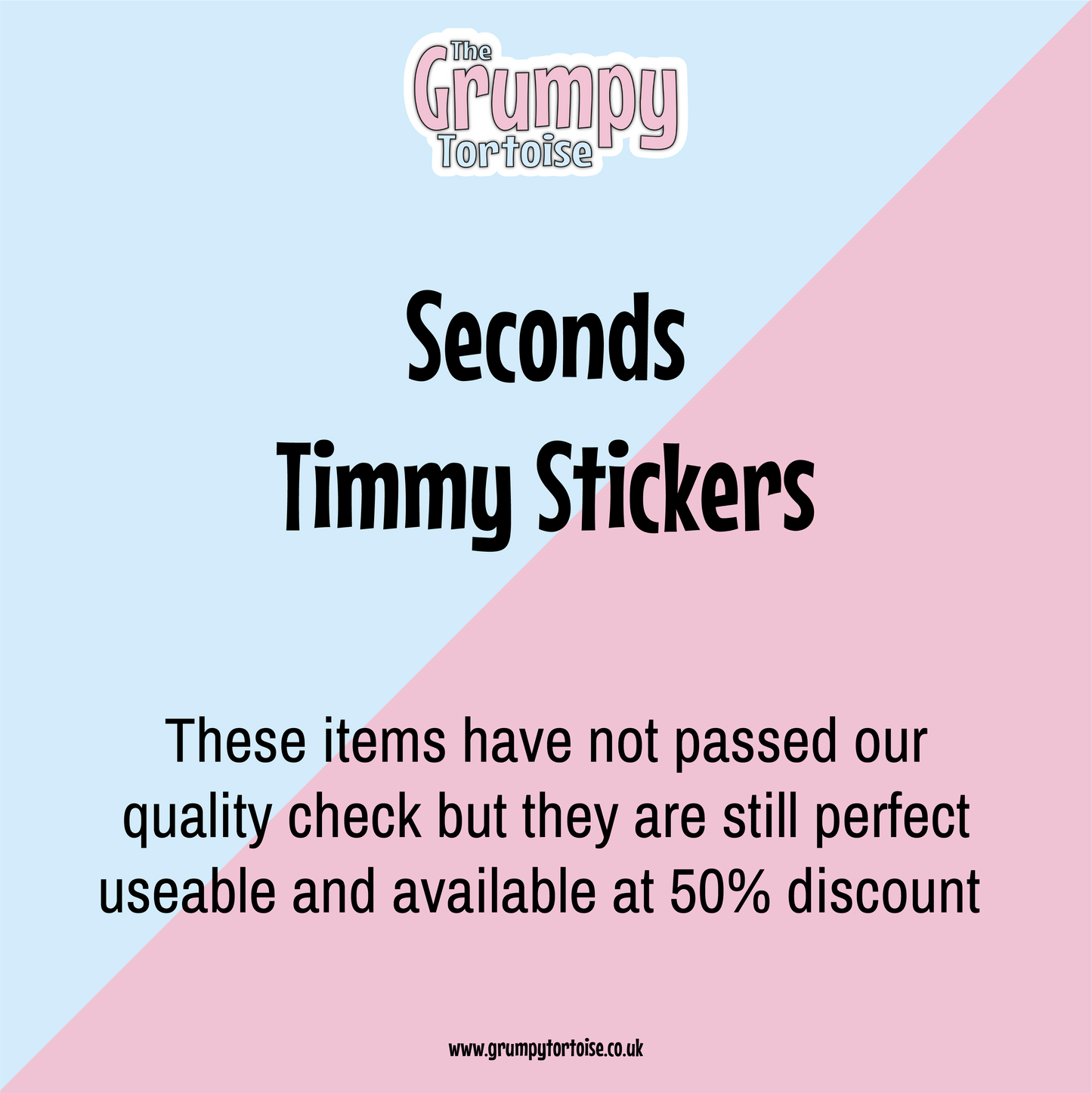 SECONDS - Timmy Stickers