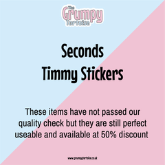 SECONDS - Timmy Stickers