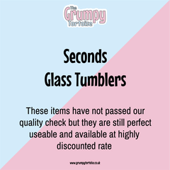 SECONDS - Moody Without Coffee (Pink) Juice Glass Tumbler