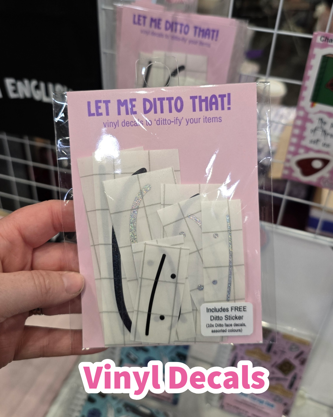 Let me Ditto that! Diffo face vinyl decals