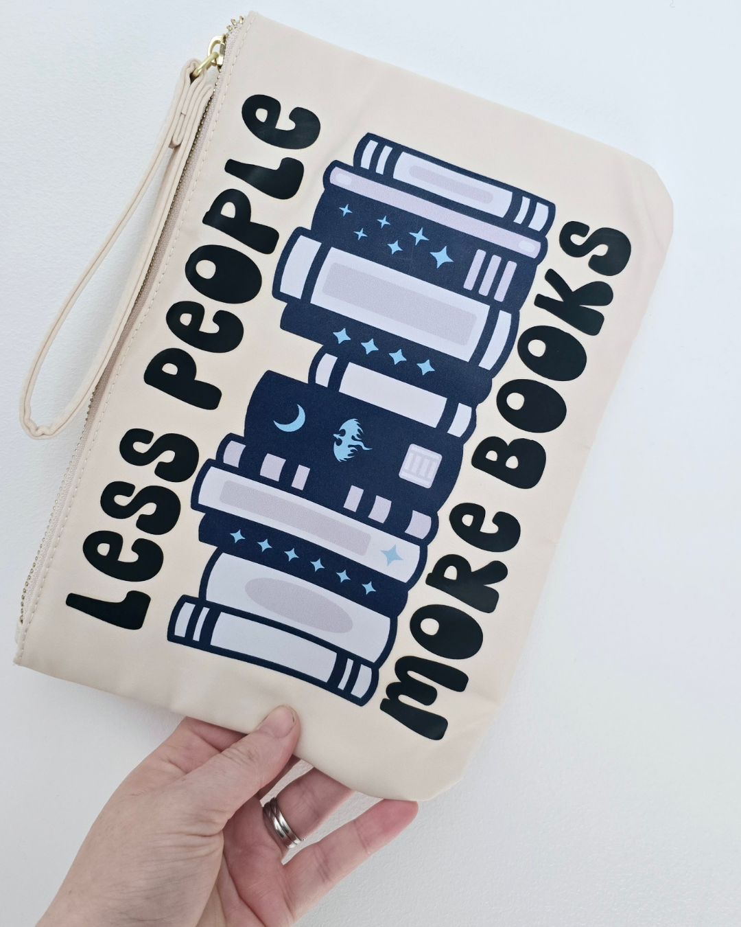 Less People More Books Kindle Case