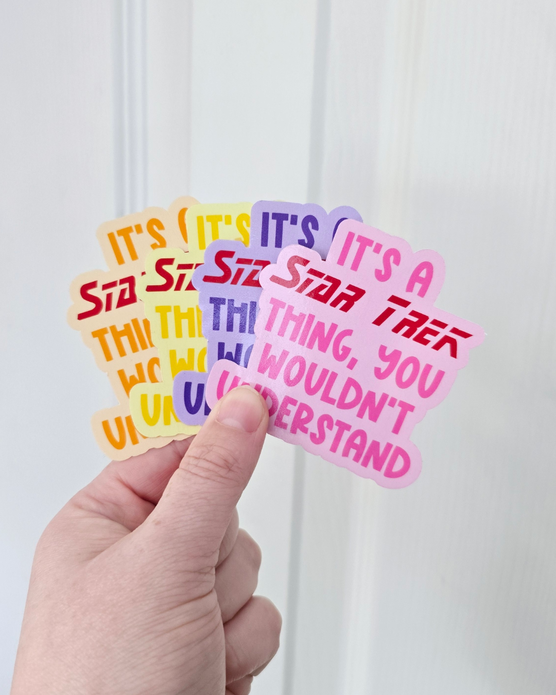 Waterproof Sticker - It's a Star Trek thing - Fandom Sticker - Funny Sticker