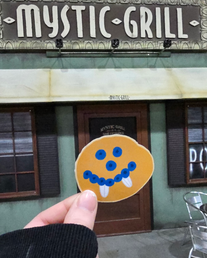 Prison World Pancake Sticker – Waterproof Die-Cut Vinyl for TVD Fandom Fans - Hand drawn & Exclusive