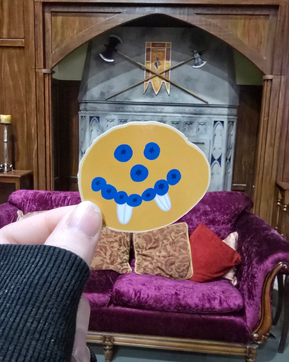 Prison World Pancake Sticker – Waterproof Die-Cut Vinyl for TVD Fandom Fans - Hand drawn & Exclusive