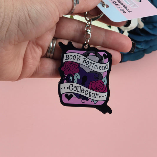Acrylic Keyring - Book Boyfriend Collector Keyring - Book - Gift