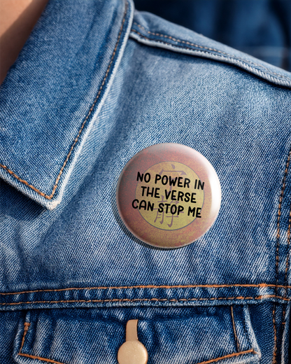 Firefly “No Power in the ’Verse” Pin Badge | Sci-Fi Fandom Accessory | Serenity Inspired Button Badge Gift