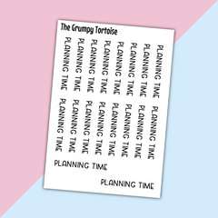 Planning Time Mini Text Stickers