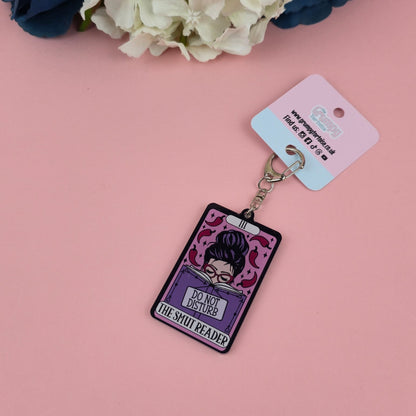 Acrylic Keyring - The Smut Reader Tarot Card Keyring - Book - Gift